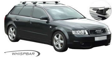 Audi A4 wagon 2002 Yakima Whispbar roof racks